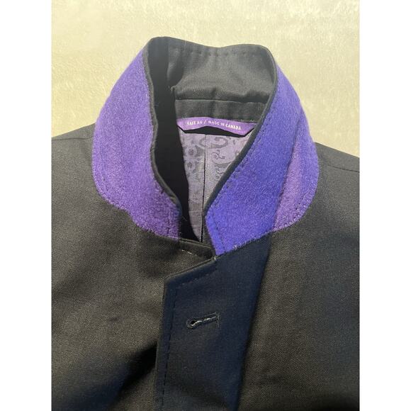 Ted Baker Mens 42L Dark Ink Navy Blue Casual Blazer Sport Coat Jacket - Picture 9 of 15